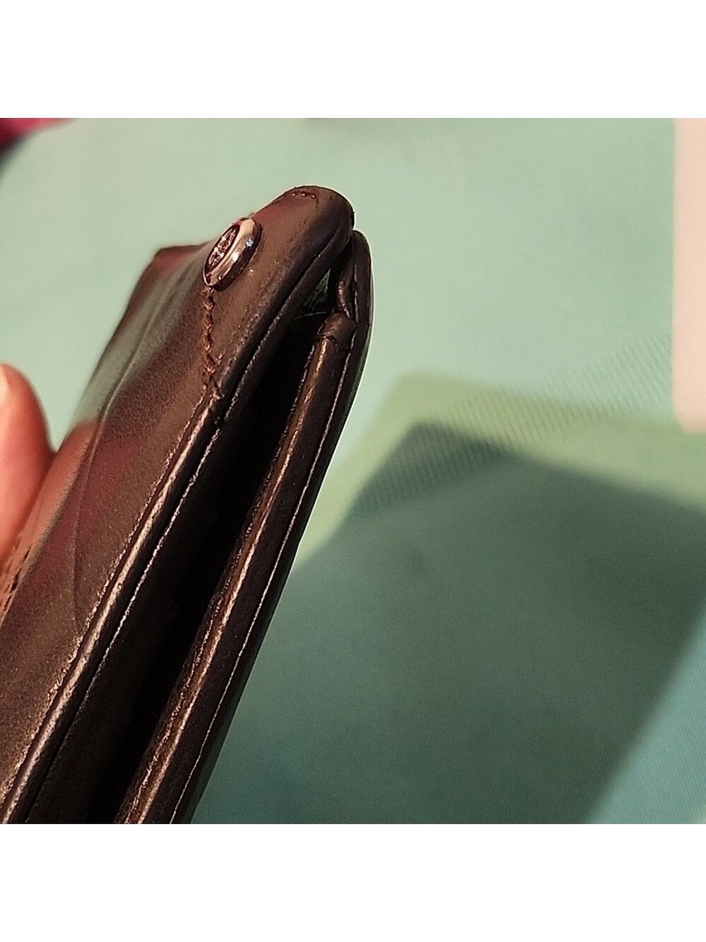 Chanel #7 🌟 Bifold Long wallet converted to Crossbody chain purse - Picture 12 of 13